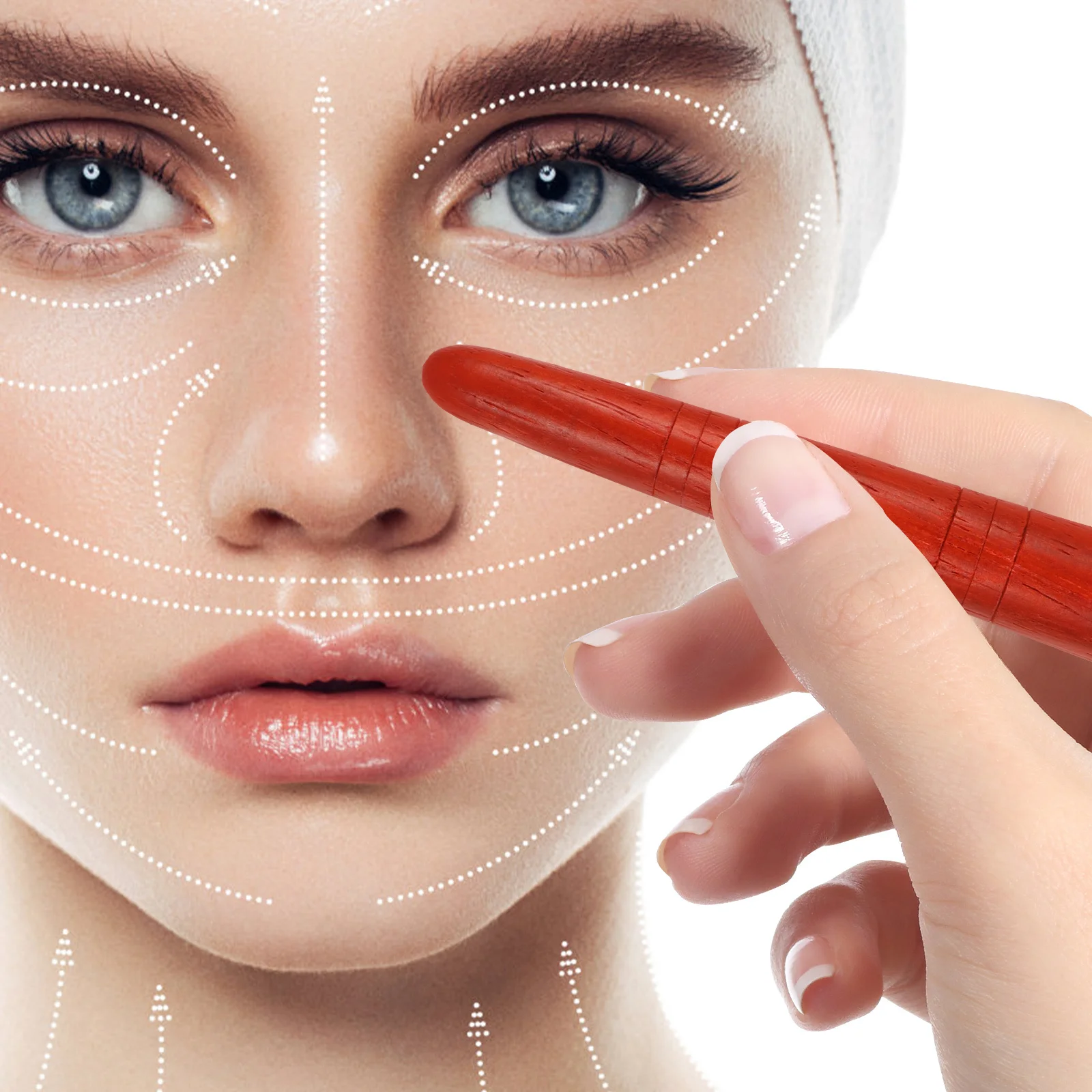 

3Pcs Wood Massage Stick Set Smooth Finish for Foot Hand Head Acupressure Therapy Whole Body Relax Pen Tools Whole Body Massager