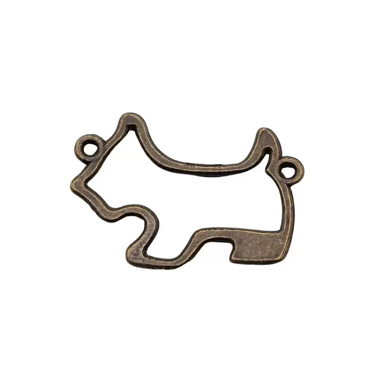 

50pcs 22*15mm Zinc alloy metal lovely animal design connector for jewelry handmade HW3317