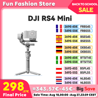 DJI RS 4 Mini Gimbal Stabilizer for Camera 2kg/4.4lbs Payload Intelligent Tracking Camera Gimbal Native Vertical Shooting New