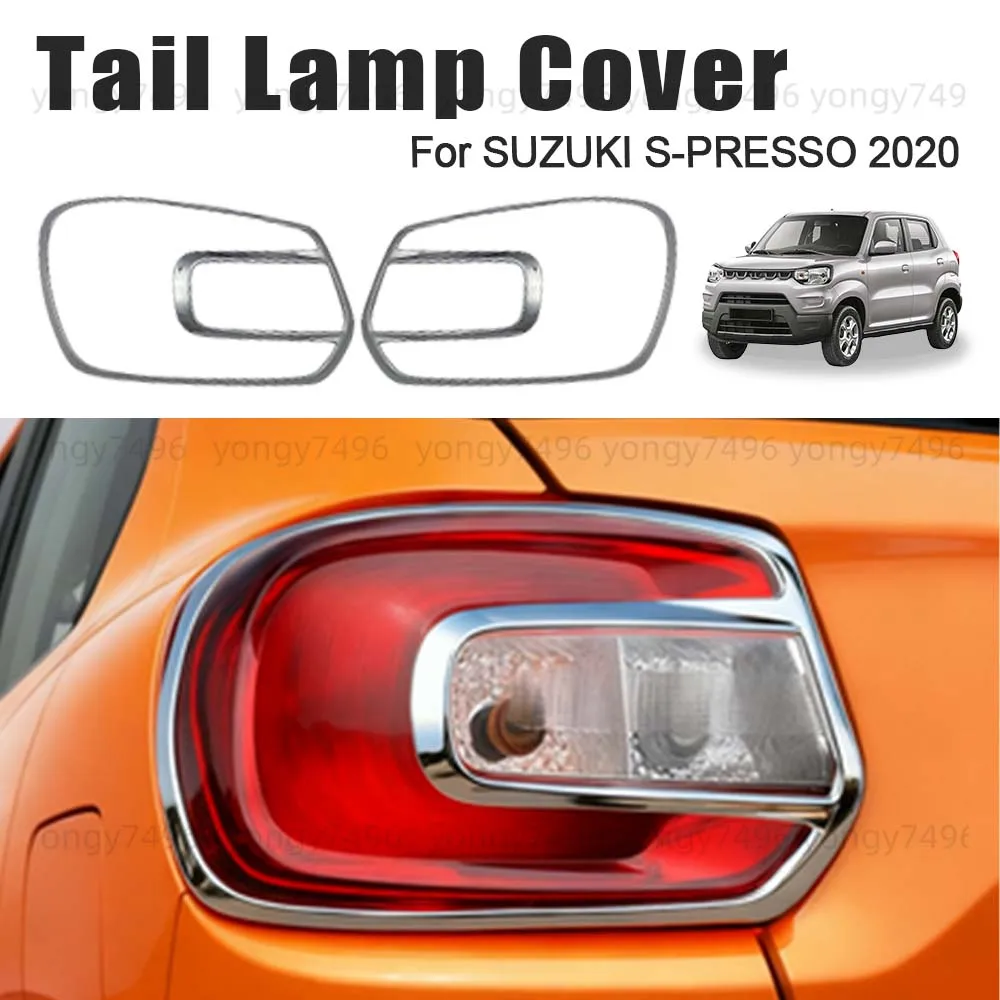 

Car Upgrade Tail Lamp Cover For SUZUKI S-PRESSO 2020 Cars Accessories Decoration Electroplating Styling Protective Cover