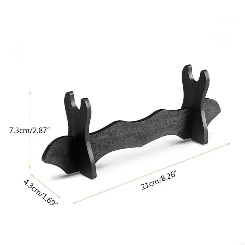 367D Black Sword Stand Portable Horizontal Plastice Display Lid