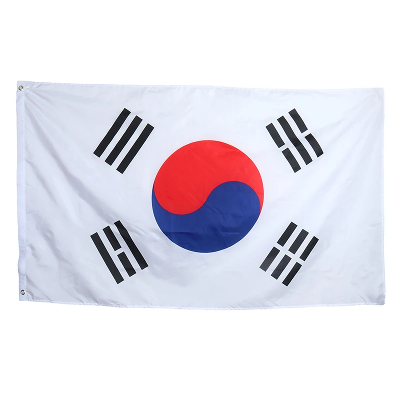 Large South Korea Flag Polyester the Korean National Banner 90*150cm