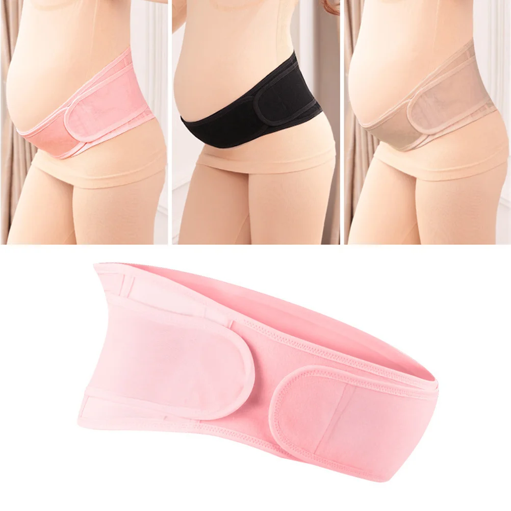 

Maternity Belt for Pregnant Women Pregnancy Support Comfortable Bump Brace Belly Sticker Black Soft Strong No Worries