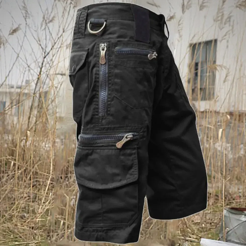 City Tactical Cargo Shorts, Classic Outdoor Caminhadas Joggers, Trekking Pant, Camuflagem Calçada Militar, Multi bolso Calças