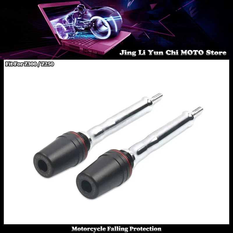 Protector de carenado anticaída para motocicleta, deslizador de chasis, almohadilla protectora contra choques, compatible con KAWASAKI Z250 Z300 Z 250 300 z250 z300