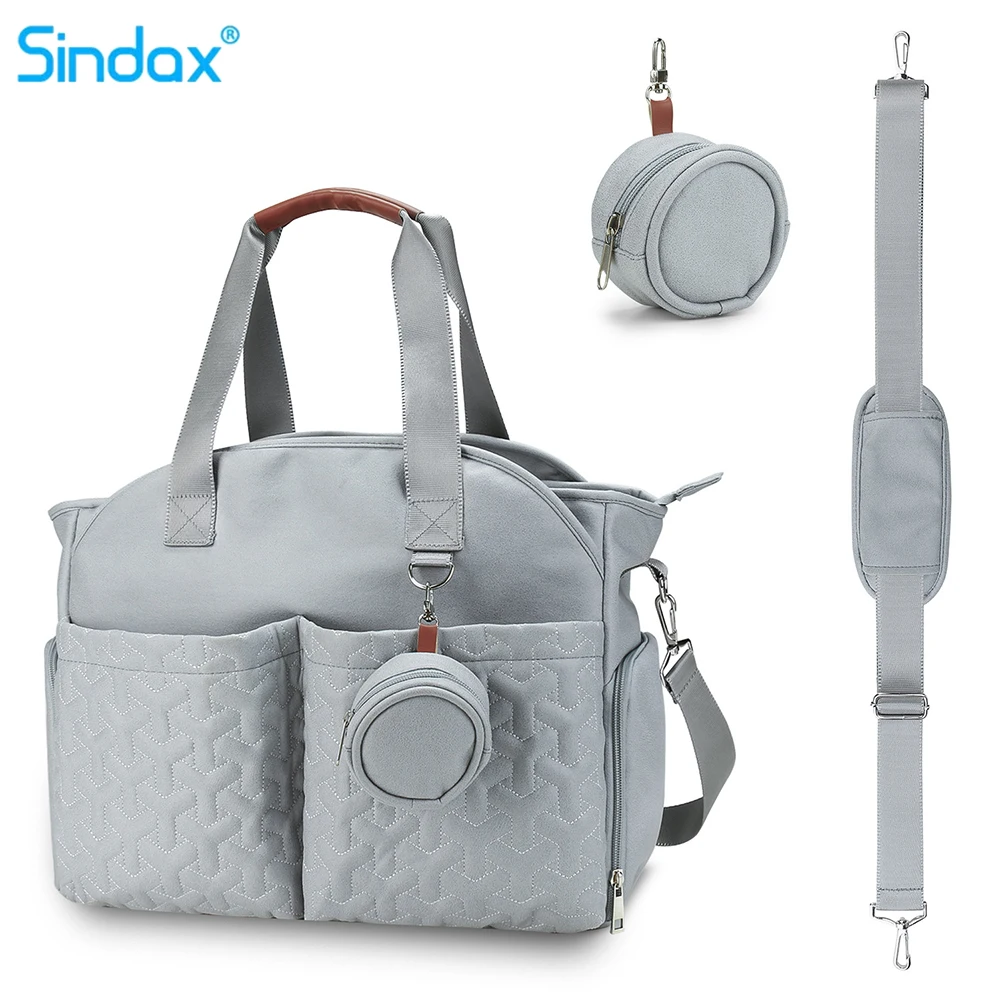 Mummy Diaper Bags Large Capacity Shoulder Bag With Nipple Bag Shoulder Strap Travel Bag For Newborn Baby Outdoor Maternity Bag
