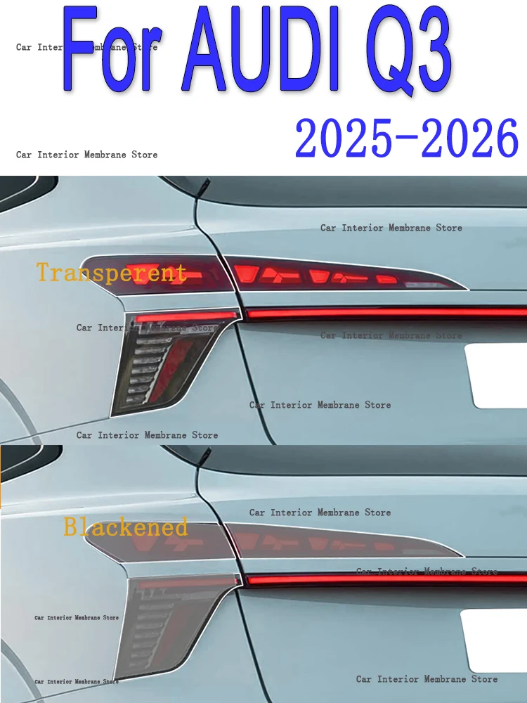 アウディ-q3-2025-2026-リアヘッドランプカースタイリングステッカーヘッドランプ-tpu-スモークブラックテールライトプロテクターフィルムアクセサリー