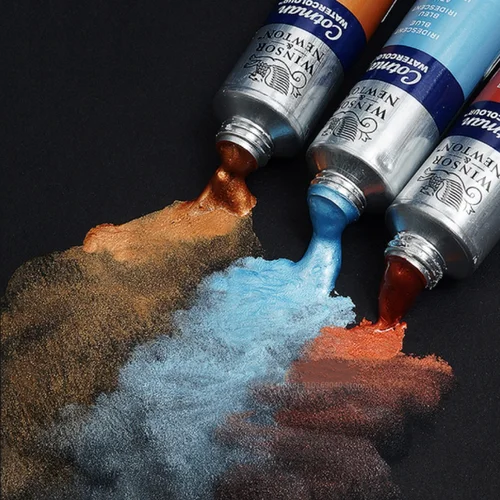 WINSOR & NEWTON-뉴 컬러 제웬 메탈릭 진주 빛 수채화 물감 8ml, 튜브 아티스트의 미술 용품 수채화 용품 