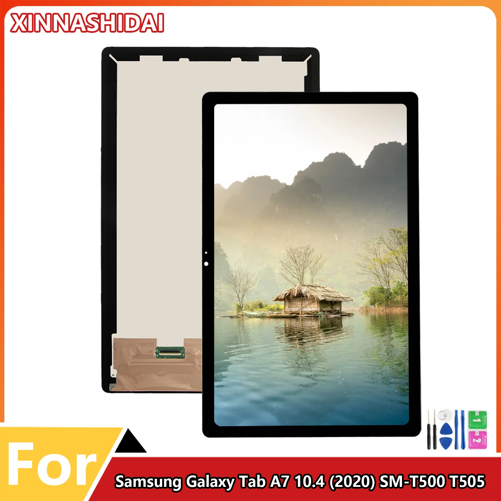 For Samsung Galaxy Tab A7 10.4 (2020) SM-T500 T505 T500 LCD Display Touch Sensor Glass Screen Digitizer Assembly