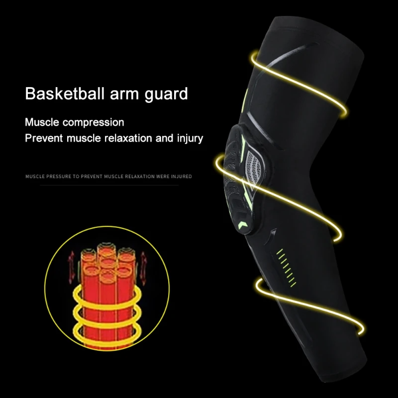 1PCS Elastic Elbow Brace For Fitness Basketball Anti-collision Compression Training Arm Sleeves Elbow Supports for Mem Women