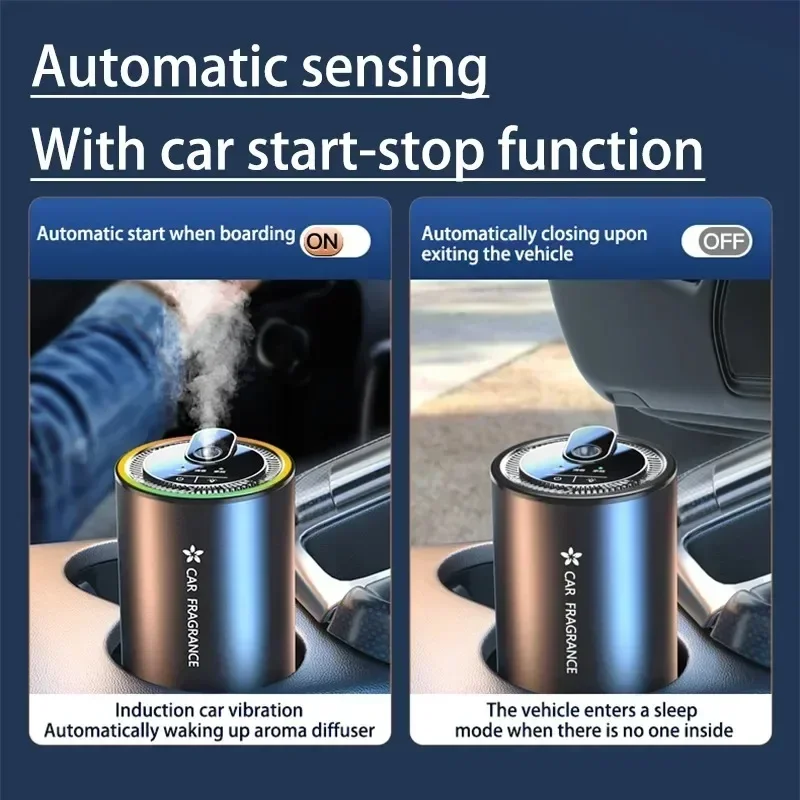 

New 3-Color Star Sky Top Car Mounted Aromatherapy Machine Perfume Automatic Start Stop Spray Star Sky Light Interior Remove Odor
