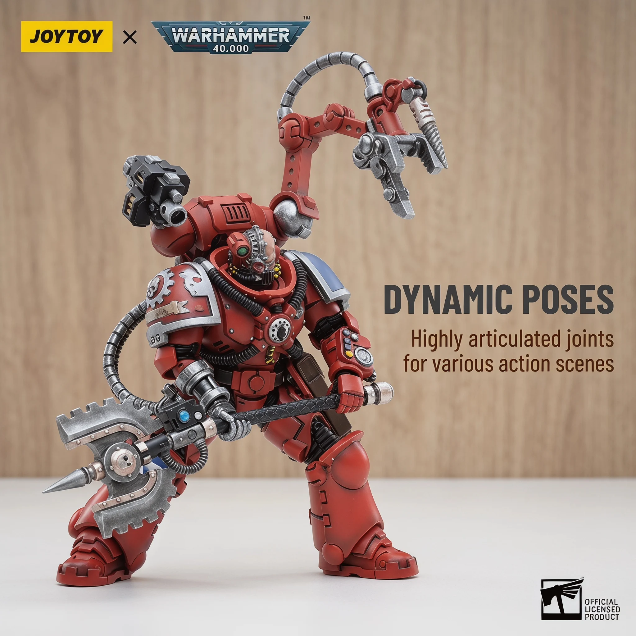

Premium JOYTOY Warhammer 40,000 1/18 Action Figure Fully Movable Joints High Detailed Model Home Decor Ideal Present for Wargame