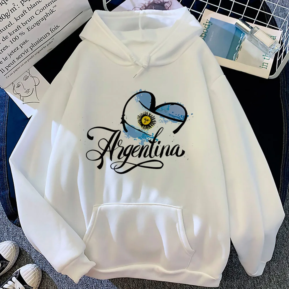 

Аргентинская толстовка с капюшоном из комиксов, молодежный удобный женский пуловер с рисунком, спортивные костюмы, дизайнерская уличная одежда в стиле манга с рисунком