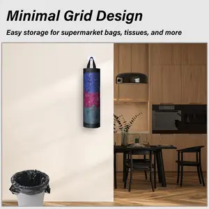 Saklama çantası çeşitli eşyalar duvara monte örgü, plastik torba dağıtıcı, asılı yeniden kullanılabilir çanta Dağıtıcı torbalarda, plastiklerde satışta ilk 10-no. 2