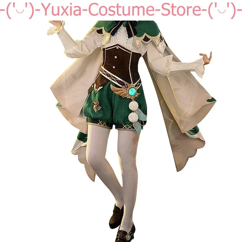 Anime! Genshin impacto venti jogo terno lindo adorável uniforme cosplay traje halloween carnaval festa roupa para mulher 2020 novo