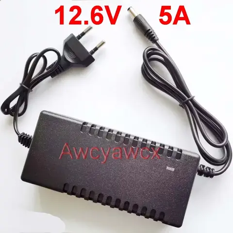 12.6V 5A 5000mA Li-ion LiPo Charger 3S 18650 3 series of lithium polymer 12V constant current voltage battery pack AC DC LED