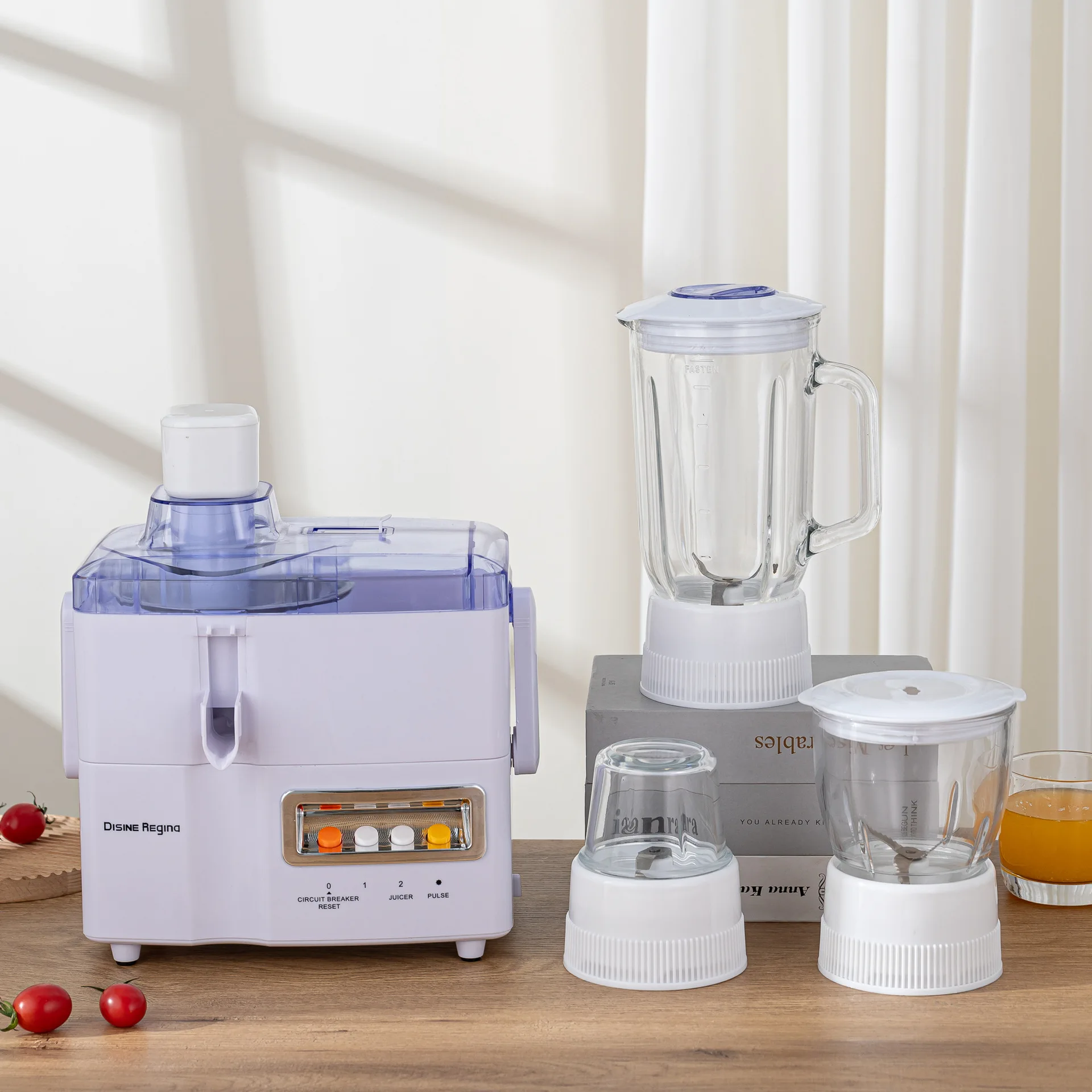 

【Hot】High Quality 4-in-1 Food Processor New Mixer Wall Breaking Machine Juicer Grinder with Variable Speed for Household Use