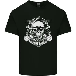 Marine Scuba Diver Navy Seals SBS Diving Mens Cotton T-Shirt Tee Top