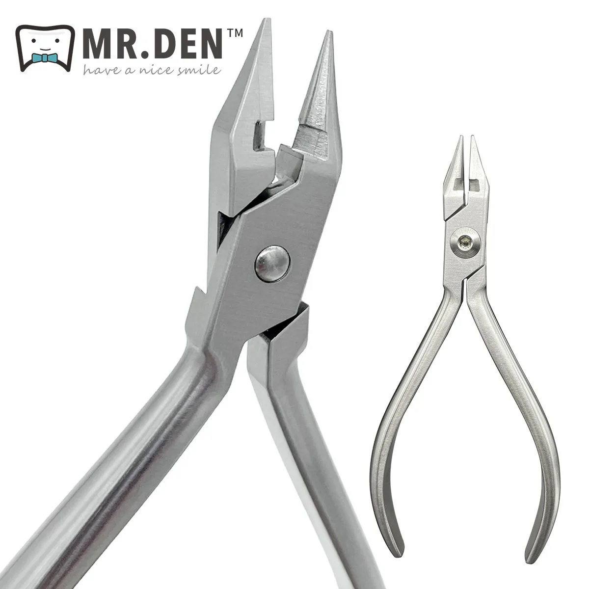 MR DEN Orthodontic Light Wire Plier with Cutter to Make Different Ortho Loops Dental Forceps Surgical Instrument for Clincs