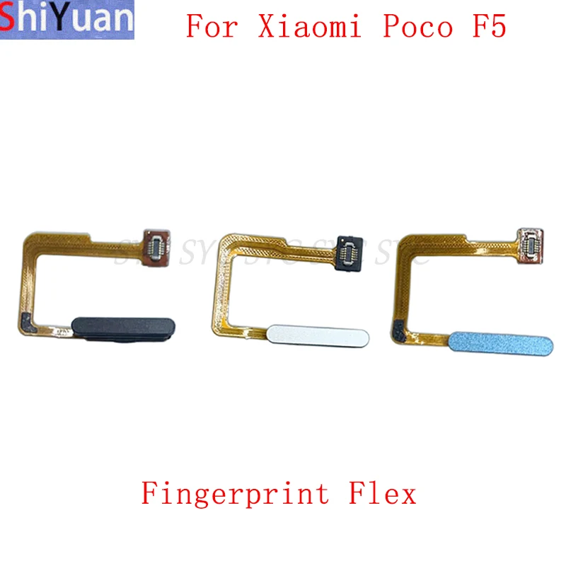

Fingerprint Sensor Button Flex Cable Ribbon For Xiaomi Poco F5 Key Touch Sensor Flex Replacement Parts