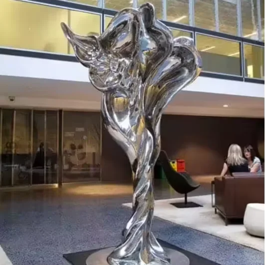 

Customized Abstract Metal Giant Statue Stainless Steel Sculpture for Outdoor Decoration