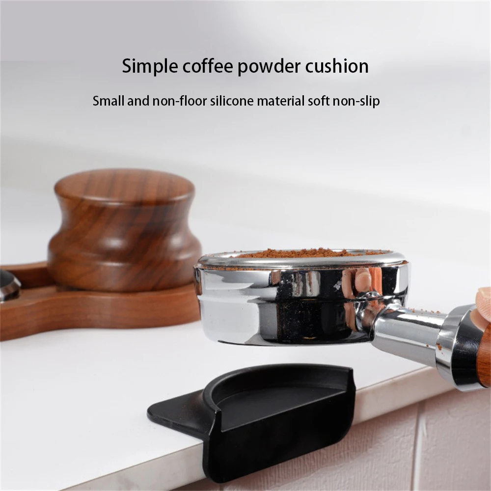 Silicone Espresso Coffee Tampers Mat Non-slip Coffee Press Pad Corner Station Press Tampering Holder Barista Tamping Coffeeware