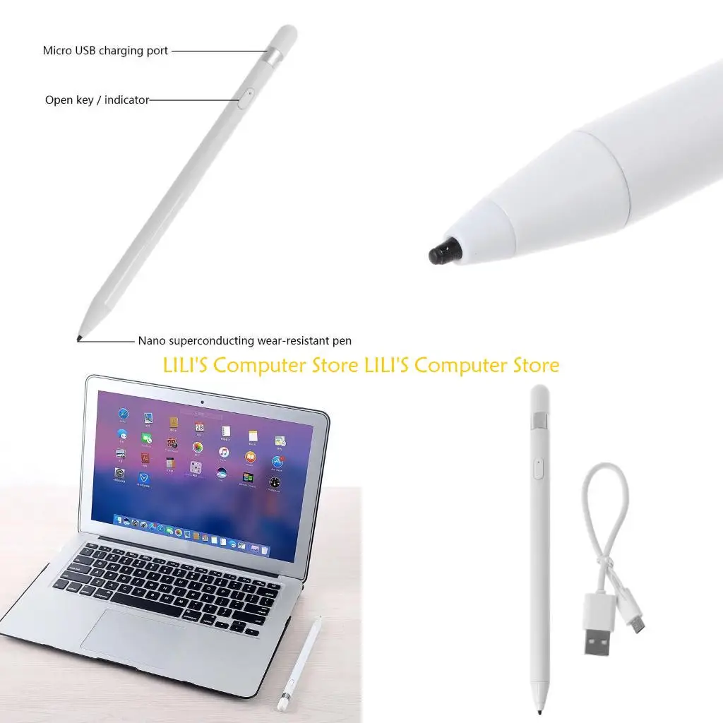 

A52B Portable Capacitive Pencil Micro USB Charging Pen
