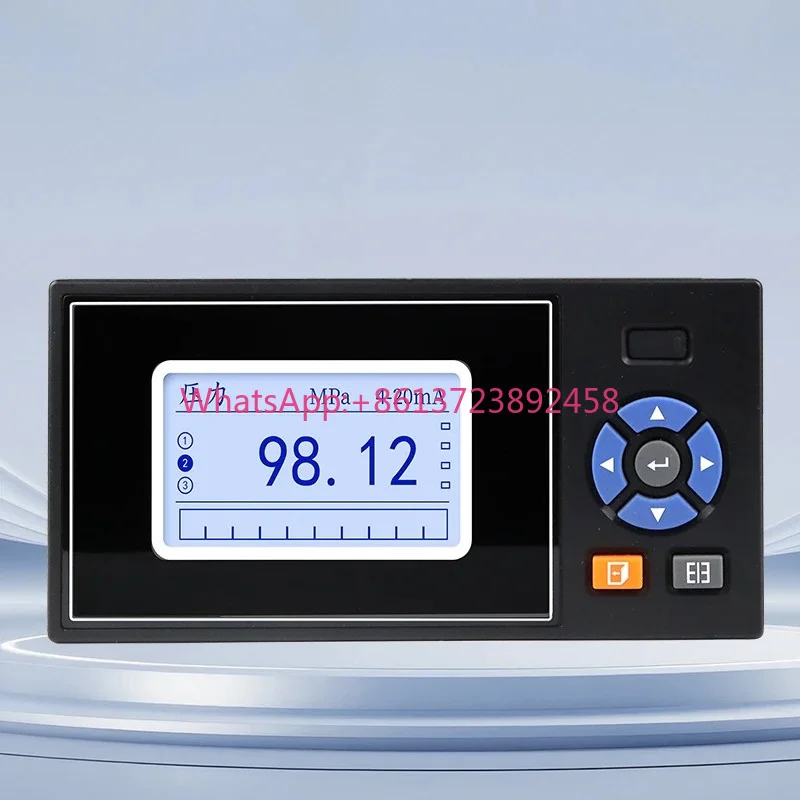 4-20mA Output OEM Relay Alarm Function High Precision LCD Flow Totalizer 0.2% Accuracy USB RS485 Communication
