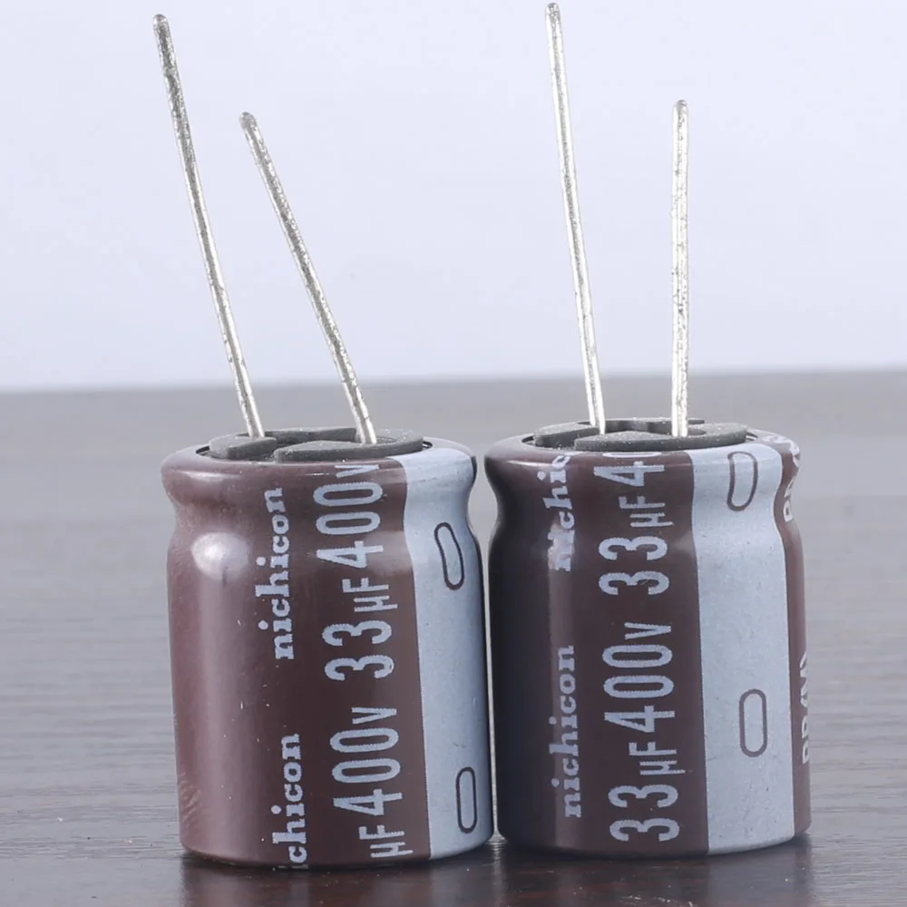 4pcs Nichicon PB 33mfd 400V 33UF  long life Capacitor 105℃ 16*25mm