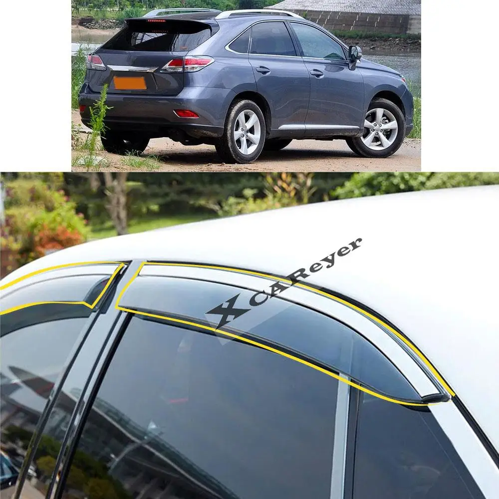 For Lexus Rx (AL10) RX350 Rx270 Rx300 Rx400h rx450h 2010 2011 2012 2013 2014 2015 Car Visor Vent Shades Window Sun Rain Guard