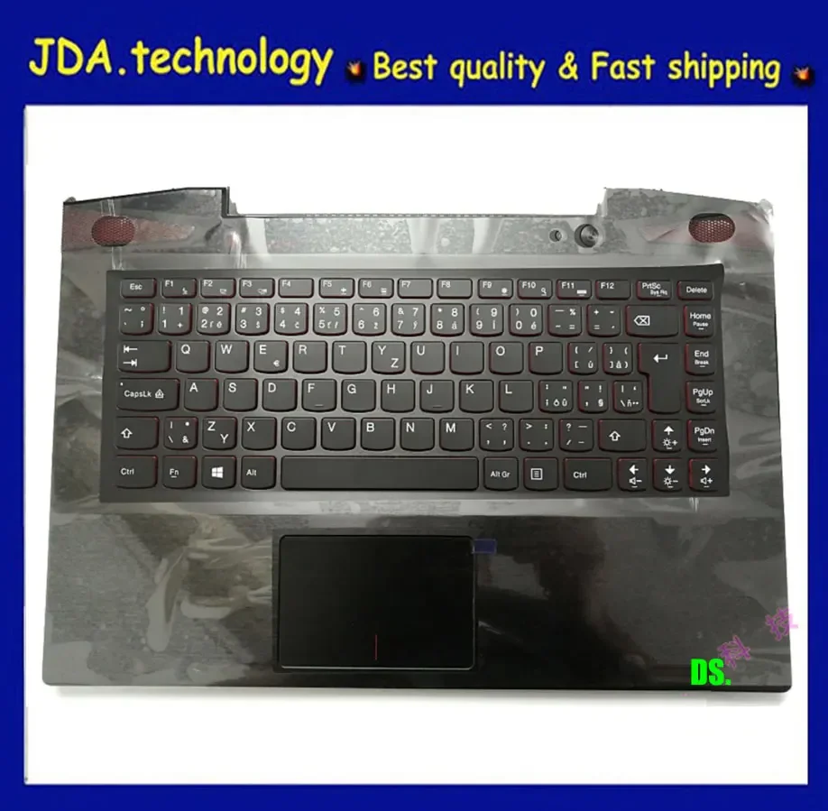 

MEAIRROW New/Orig for LENOVO Y40 Y40P Y40-70 Y40-80 Palmrest CZ Czech keyboard Upper cover Touchpad 5CB0F78651