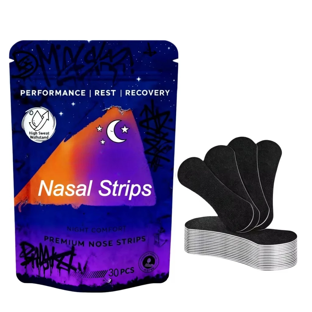 30Pcs Breathing Right Non-woven Nose Strip Better Breathing Nose Gypsum Breathing Nose Strip