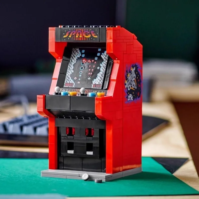 

Сборочный блок-сюрприз Аркада Креативная серия Игровой автомат Сюрприз Аркада для мальчиков Образовательная сборка Игрушка Модель Подарочный орнамент