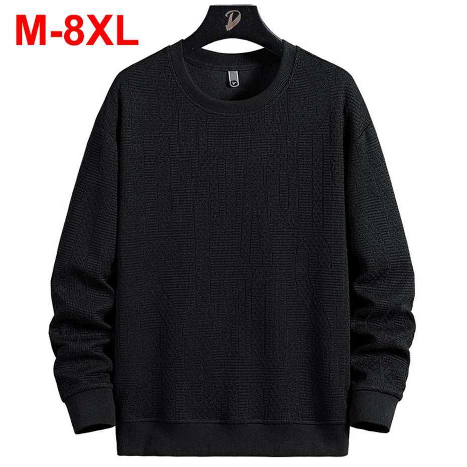 

Мужская однотонная толстовка с капюшоном, размеры до 8XL