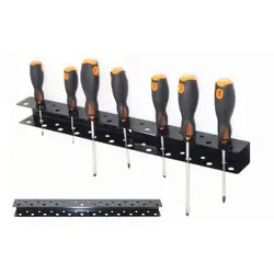 Screw Organizer Wall Mount Storage Rack Screwdriver Organizer Storage Organizer Screwdriver Rack Tool Rack Pliers Holder Tool