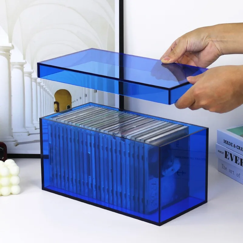 

Акриловый бокс для хранения CD, PS5 дисков, игровых картриджей, альбом для хранения дисков, защитный бокс от пыли