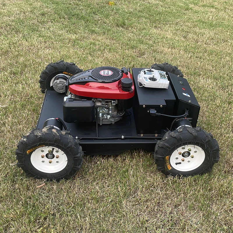 China CE EPA Engine All Terrain Grass Cutting Machine Agriculture Four Wheel Drive Remote Control Smart Robot Lawn Mower
