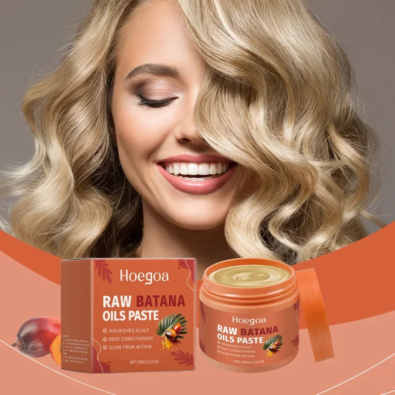 

Deep Nourishing Batana Oil Mask - Moisturizes Dry Frizzy Hair Repairs Damaged Strands Adds Softness Shine & Smooth Texture