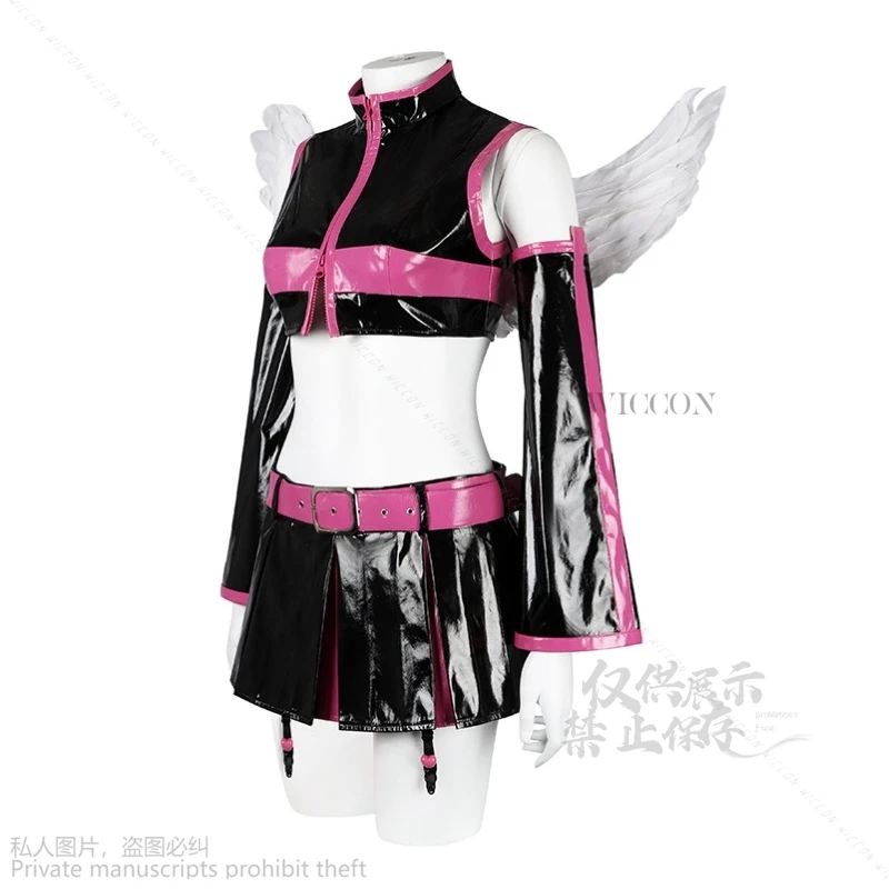 Anime 2.5 Dimensional Miriella  Seduction Customized Cosplay Wig Skirt Uniform Headwear Mikari Tachibana Halloween Party Women