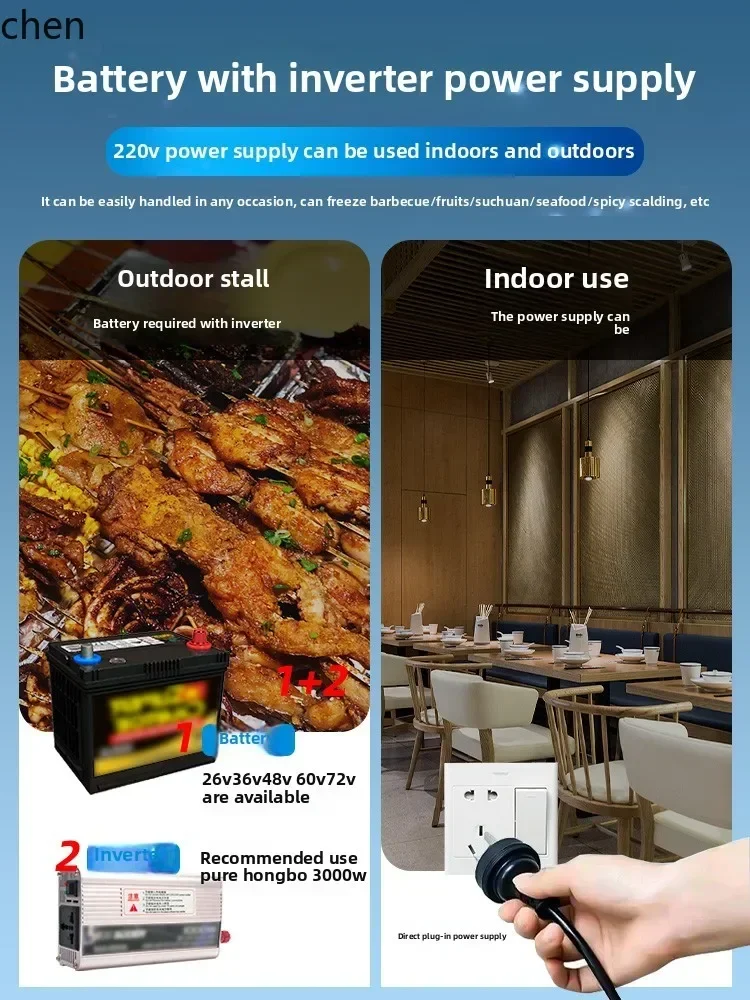 cc25 desktop a la carte stall string display cabinet small refrigerator frozen storage horizontal barbecue fried cooked food