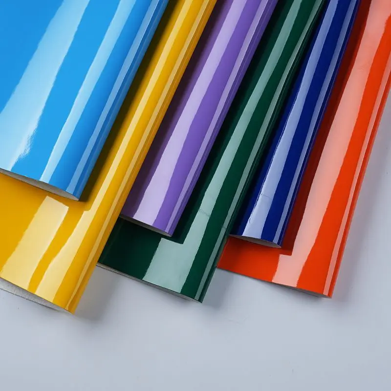 Glossy Mirror PU Synthetic Leather Fabric By The Meter for Sofa Hard Soft Pack Raincoat DIY Sewing Soft Stretch Waterproof Cloth