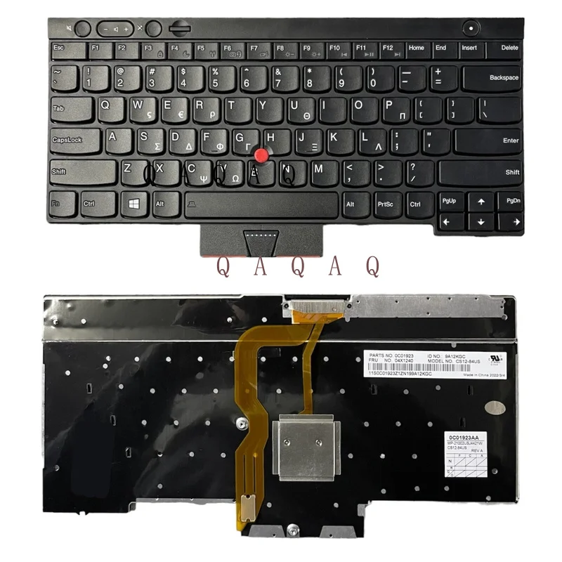 

QA New Keyboard Greek for LENOVO 04Y0557 04Y0602 04Y0641 0B35202 04X1315 04X1353 OEM