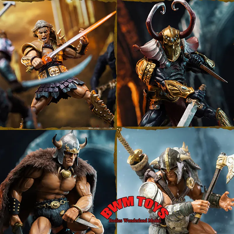 

Harbinger Studio 1/12 Scale Savage Furnace 2 Waves Anime Whoman Barbarian Savage Series 7Inch Action Figure Doll Collection
