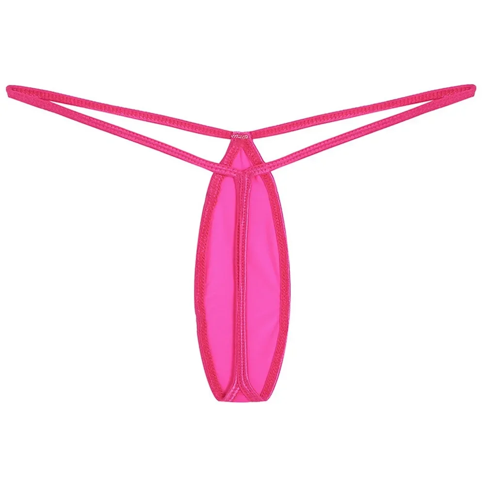 Men Sexy Bikini Briefs Micro Brief String Stretchy Underwear Underpants Men's Briefs Mesh Panties Three-dimensional Bulge Pouch