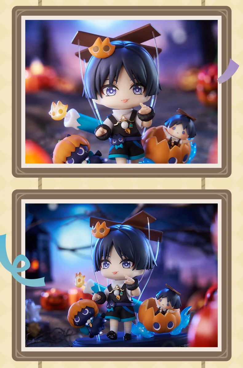 [Original] miHoYo Game Genshin Impact Q.Ver Wanderer 11CM Cosplay Desktop-Sammlerstücke Anime Cartoon Zubehör Sammelkarten – Detail 5