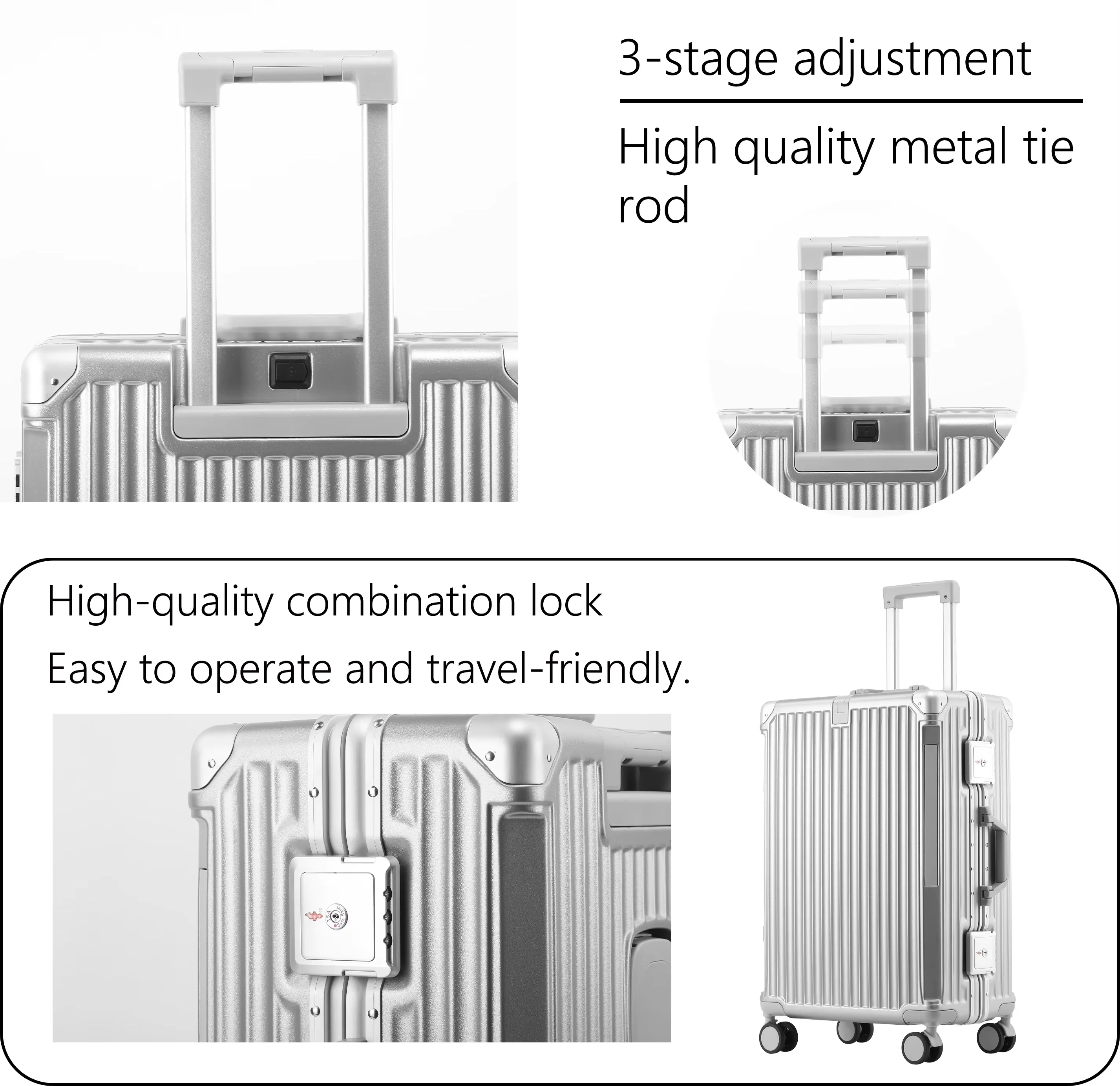 حقيبة سفر BunnyFly 20 24 26 بو - مراجعة Travel Lock Tsa Approved وسعره