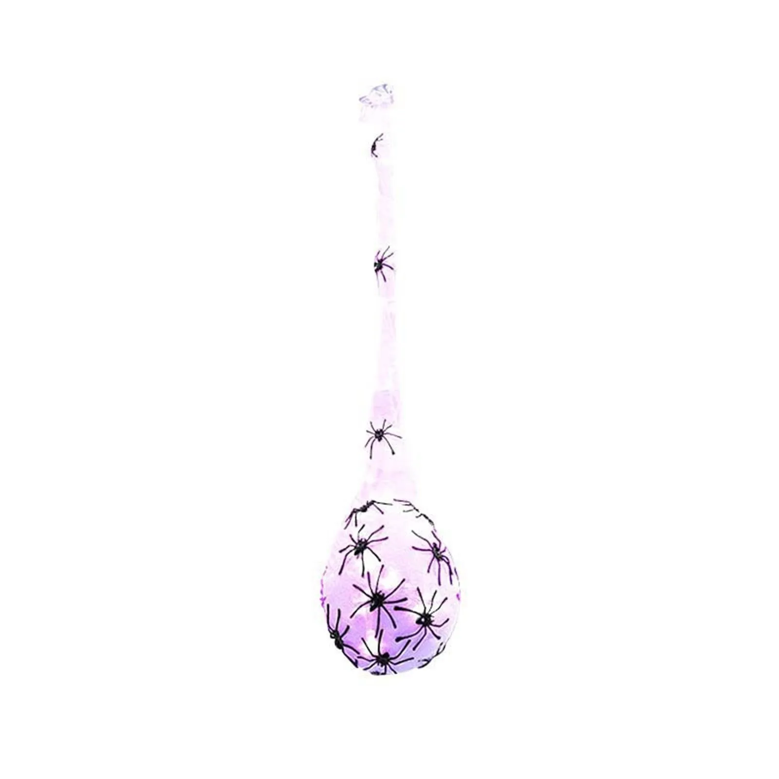 

Halloween Luminous Egg Bag Single Spider Webs Cotton Ball Hanging Decoration Bar Haunted House Props Halloween Party Lighting