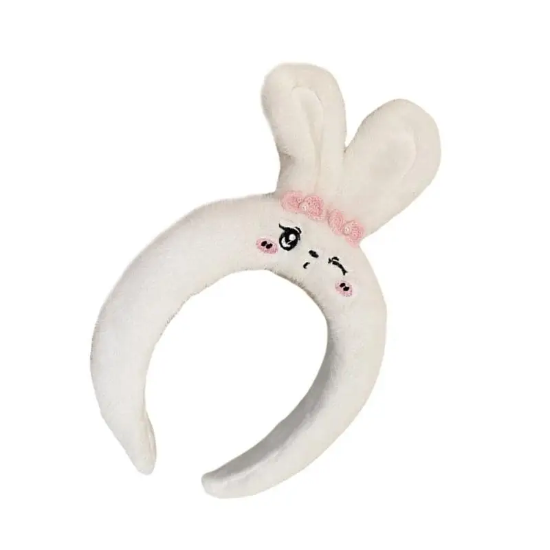 652F جميل رئيس العائلة الكرتون Hairhoop أنثى فتاة الوجه غسل ​​الشعر عيد ميلاد تجمع appleespiece accessories