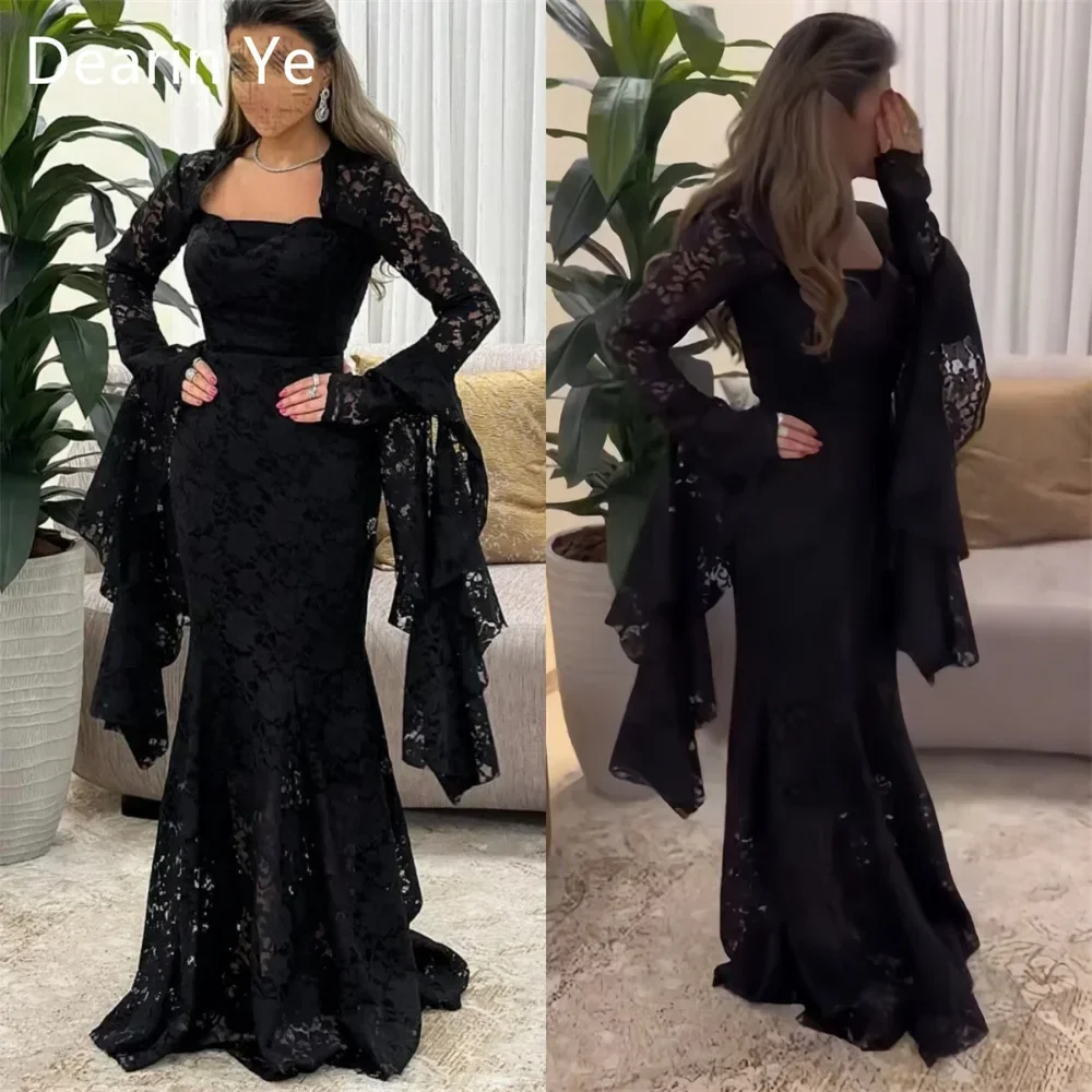 

Customized Formal Dress Saudi Arabia Dearin Off-the-shoulder A-line Floor Length Skirts Bespoke Occasion Dresses Evening Prom Go