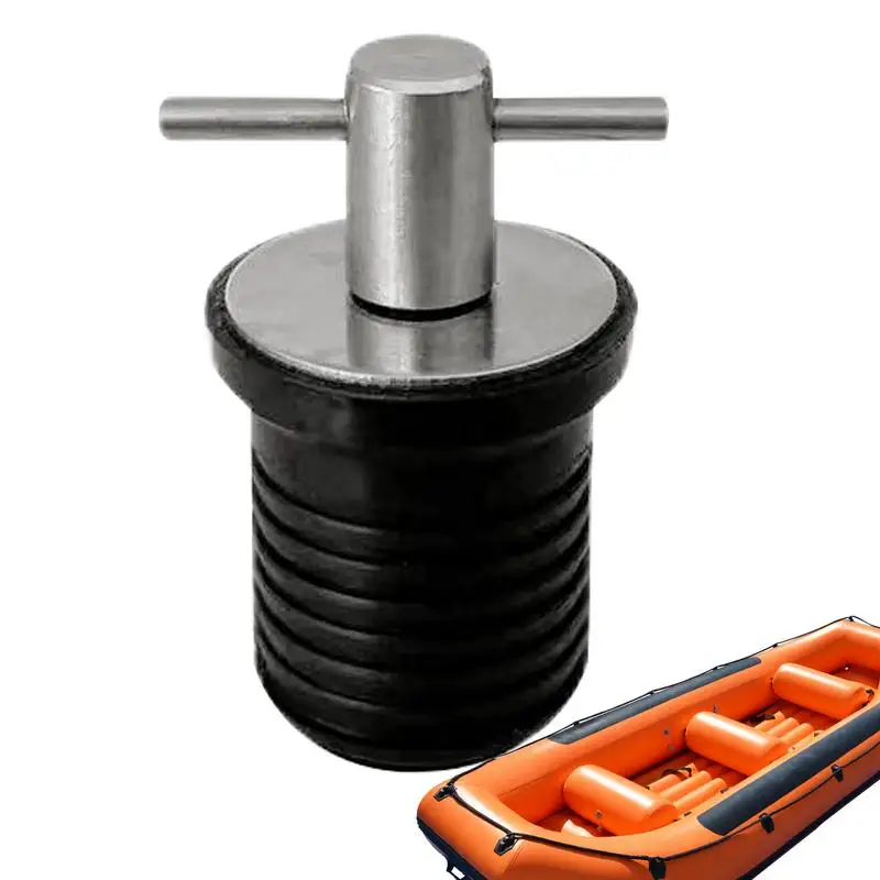 

Сливная пробка для лодки с ручкой из нержавеющей стали, сливная пробка для лодки, резиновая тонущая пробка для морского резервуара, инструмент, морские аксессуары